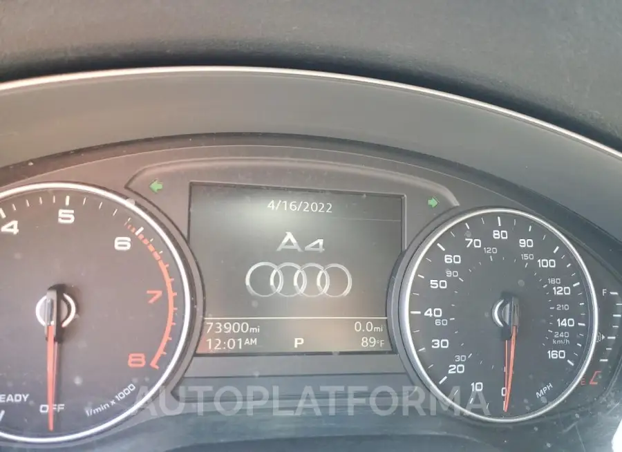 AUDI A4 ULTRA P 2017 vin WAUGMAF43HN044170 from auto auction Copart