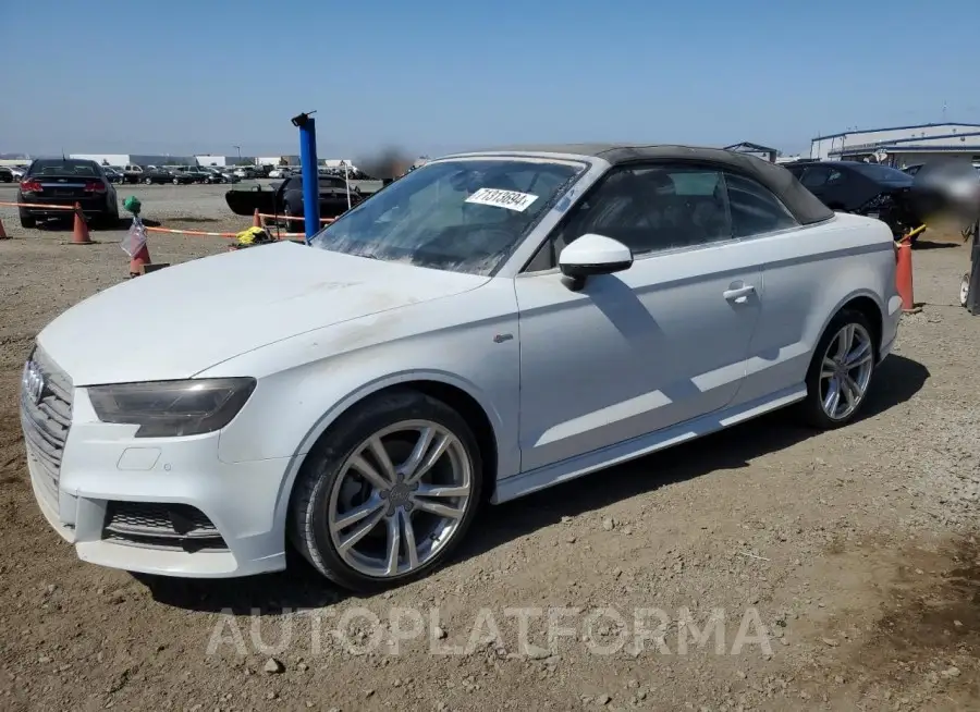 AUDI A3 PREMIUM 2018 vin WAUY8LFF5J1021010 from auto auction Copart