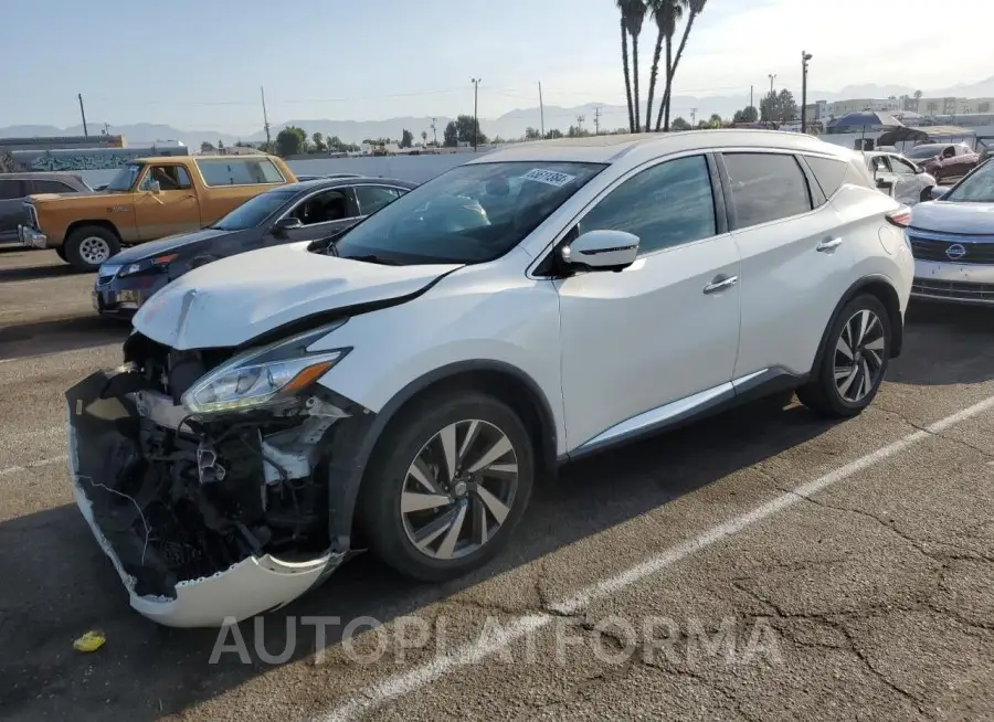 NISSAN MURANO S 2016 vin 5N1AZ2MG2GN107850 from auto auction Copart