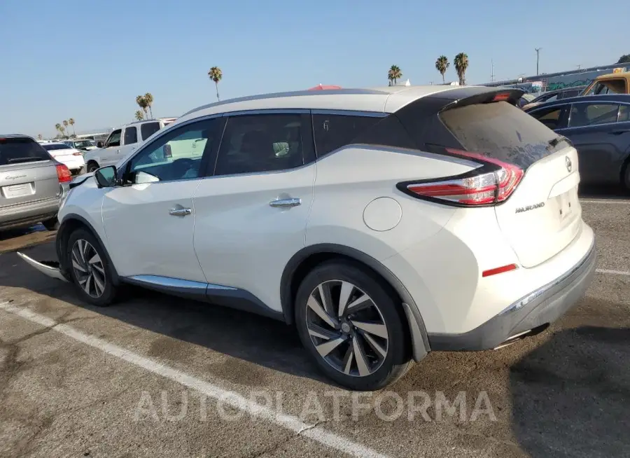 NISSAN MURANO S 2016 vin 5N1AZ2MG2GN107850 from auto auction Copart