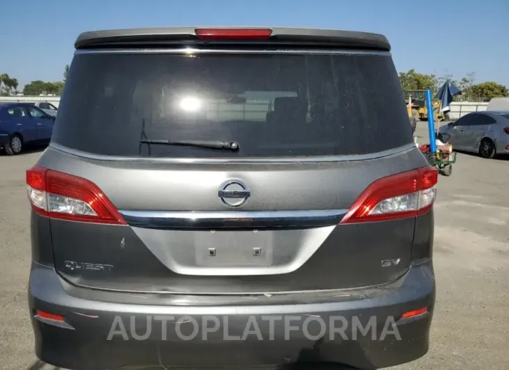 NISSAN QUEST S 2015 vin JN8AE2KP7F9120995 from auto auction Copart