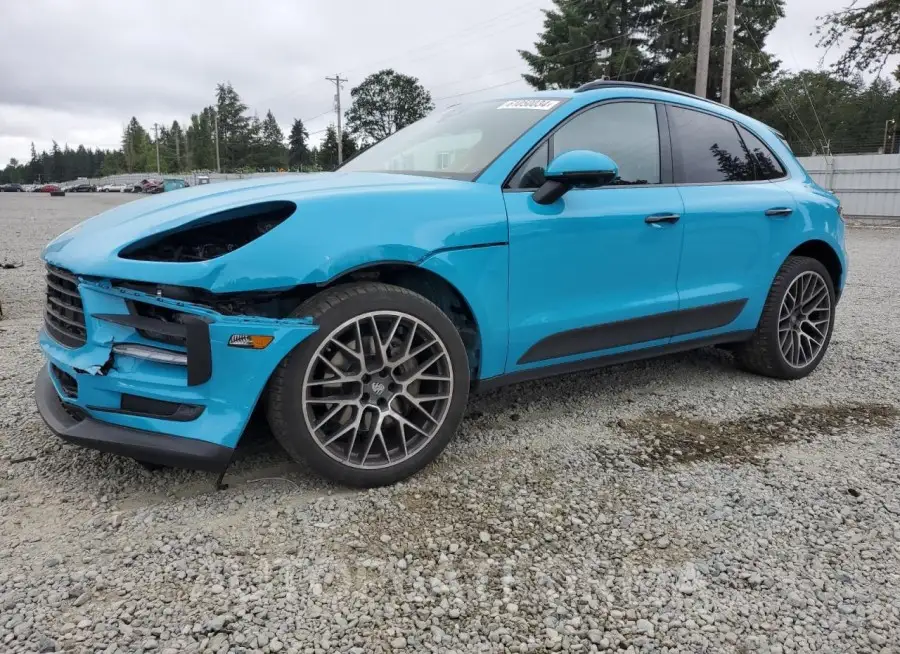 PORSCHE MACAN S 2021 vin WP1AB2A58MLB37663 from auto auction Copart