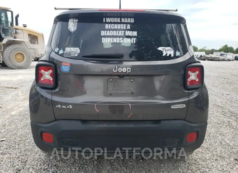 JEEP RENEGADE L 2017 vin ZACCJBBB0HPG27646 from auto auction Copart