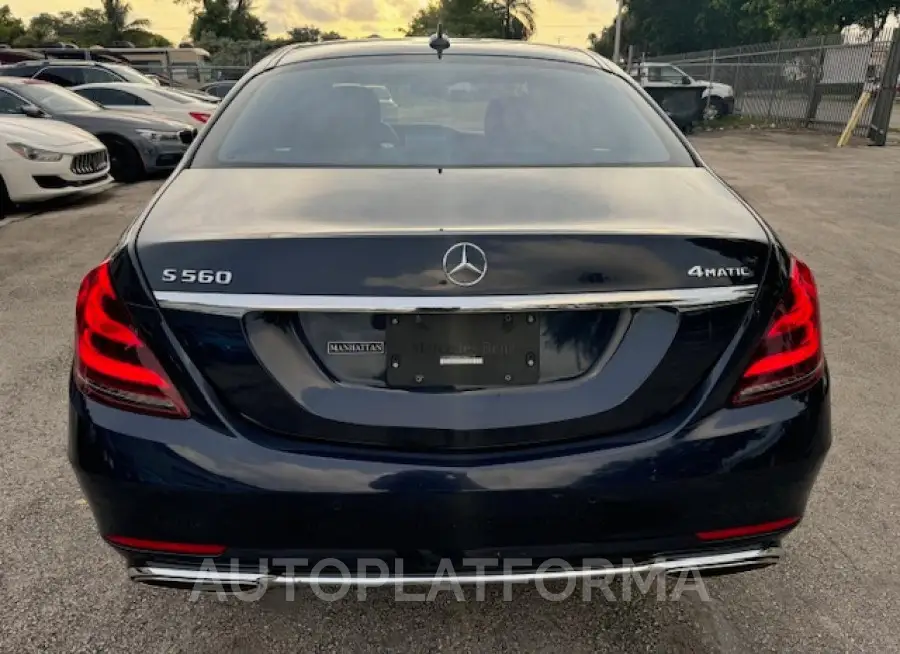 MERCEDES-BENZ S 450 4MAT 2018 vin WDDUG6EBXJA419369 from auto auction Copart