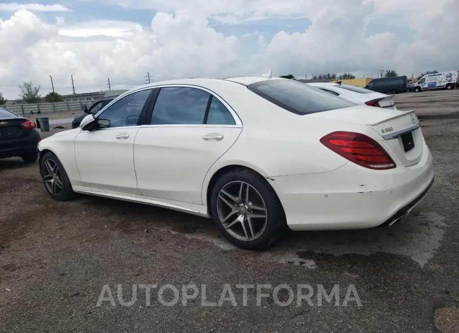 MERCEDES-BENZ S 550 2015 vin WDDUG8CB9FA166163 from auto auction Copart