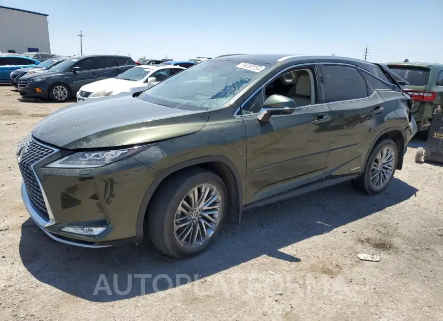 LEXUS RX 450H 2022 vin 2T2JGMDA9NC077680 from auto auction Copart