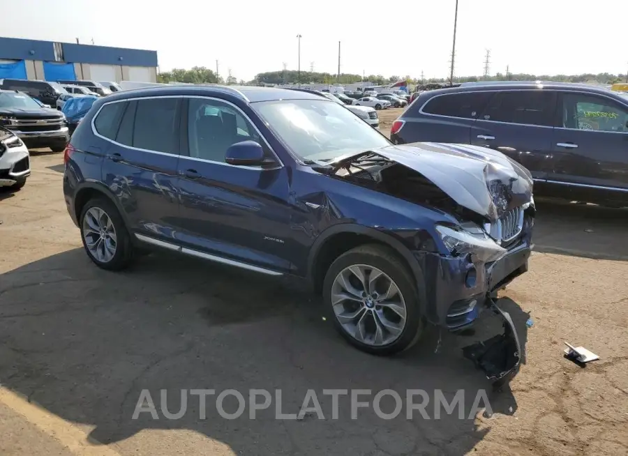 BMW X3 XDRIVE3 2017 vin 5UXWX7C35H0W39229 from auto auction Copart