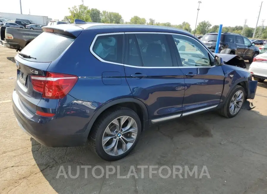 BMW X3 XDRIVE3 2017 vin 5UXWX7C35H0W39229 from auto auction Copart