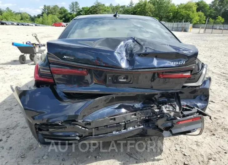 BMW 750 XI 2022 vin WBA7U2C06NCH87844 from auto auction Copart