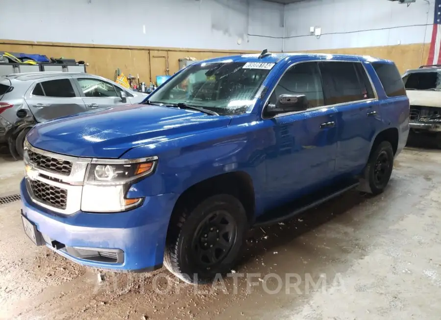 CHEVROLET TAHOE POLI 2018 vin 1GNSKDEC9JR323657 from auto auction Copart