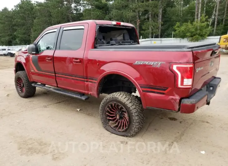 FORD F150 SUPER 2016 vin 1FTEW1EPXGFD41882 from auto auction Copart