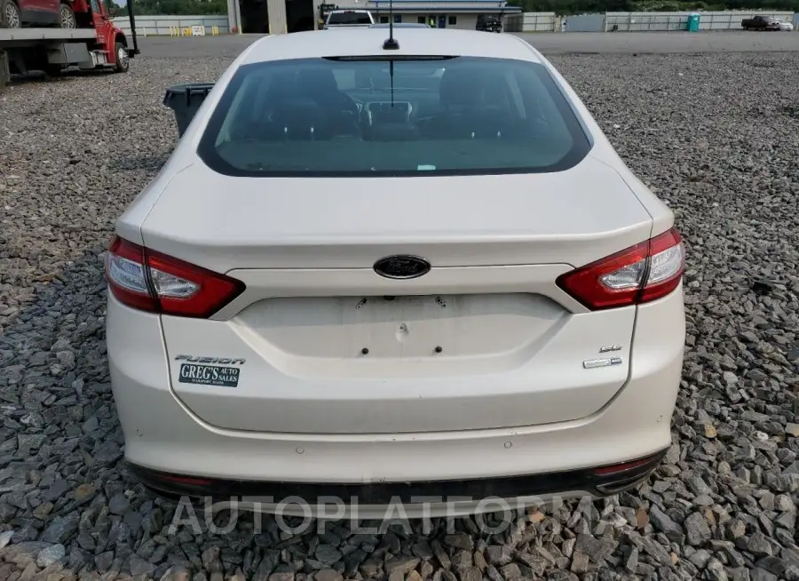 FORD FUSION SE 2016 vin 3FA6P0T91GR309606 from auto auction Copart