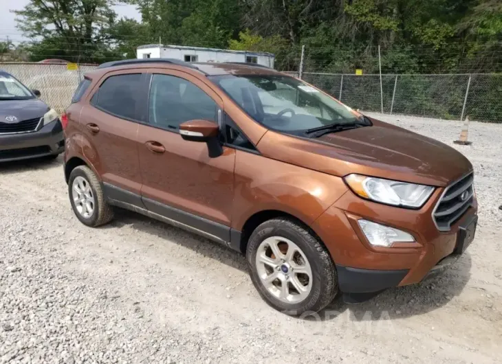 FORD ECOSPORT S 2018 vin MAJ6P1UL2JC226367 from auto auction Copart