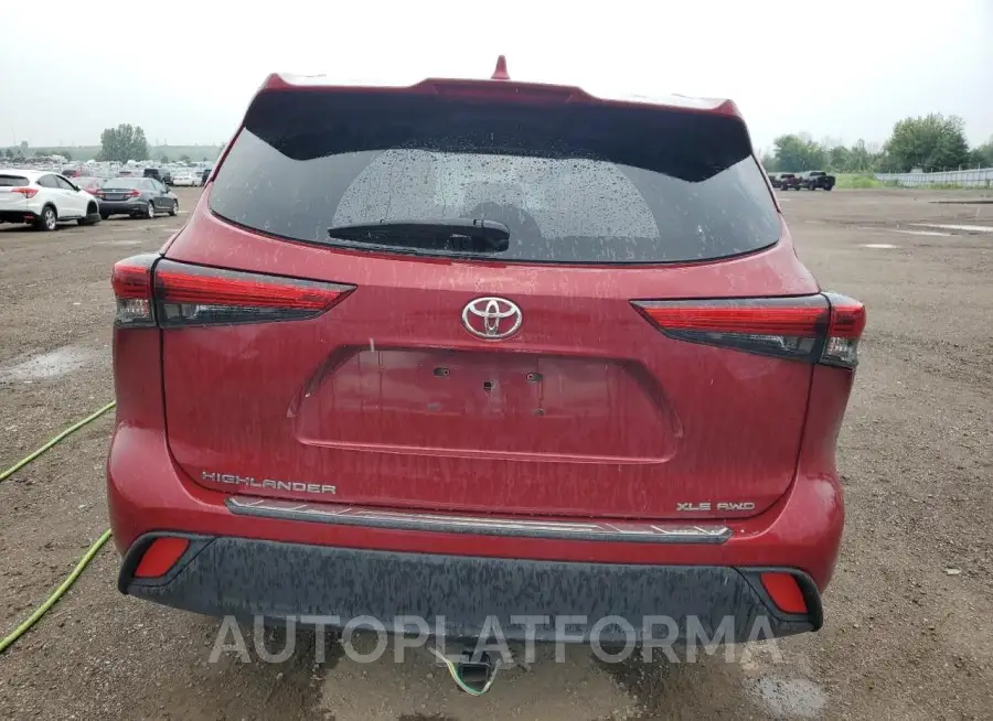 TOYOTA HIGHLANDER 2020 vin 5TDGZRBH8LS017691 from auto auction Copart