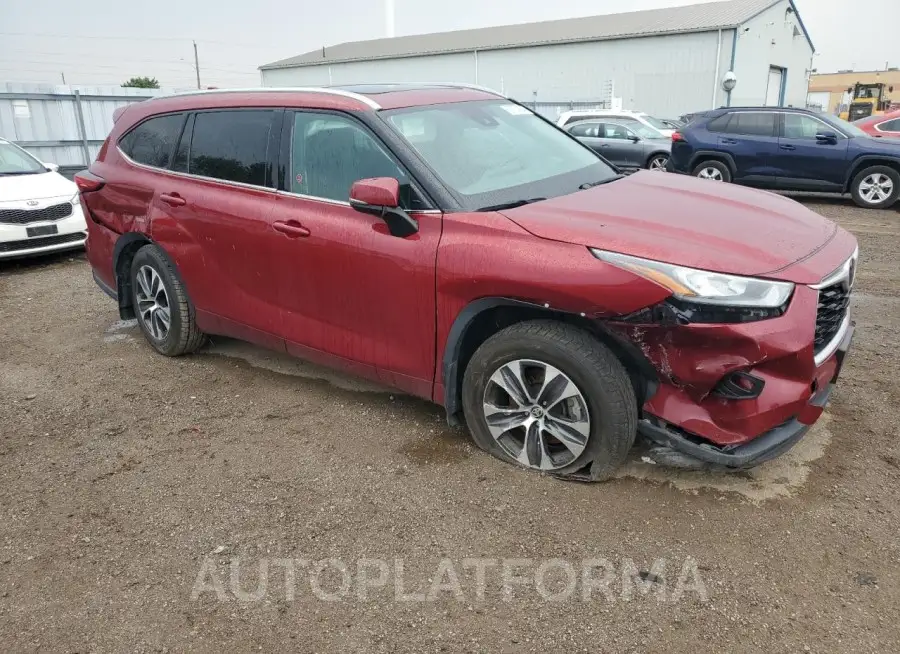 TOYOTA HIGHLANDER 2020 vin 5TDGZRBH8LS017691 from auto auction Copart