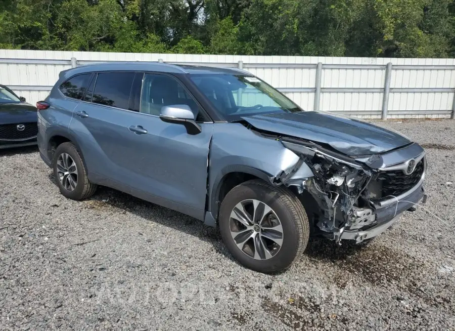 TOYOTA HIGHLANDER 2021 vin 5TDHZRAH8MS073119 from auto auction Copart