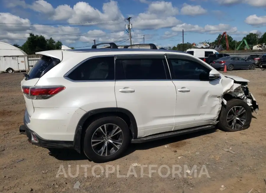 TOYOTA HIGHLANDER 2016 vin 5TDJKRFH0GS248823 from auto auction Copart