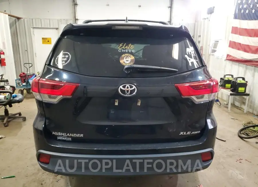 TOYOTA HIGHLANDER 2017 vin 5TDJZRFH4HS423460 from auto auction Copart