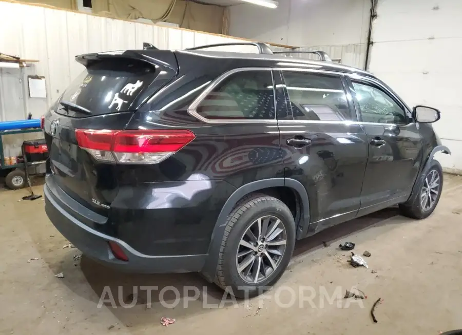 TOYOTA HIGHLANDER 2017 vin 5TDJZRFH4HS423460 from auto auction Copart