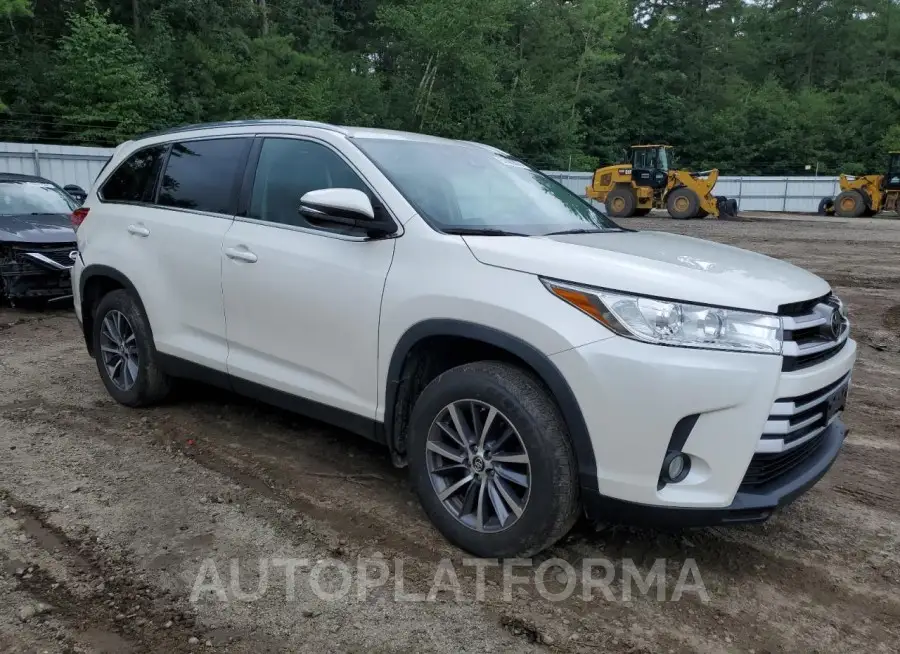 TOYOTA HIGHLANDER 2019 vin 5TDJZRFH6KS605314 from auto auction Copart