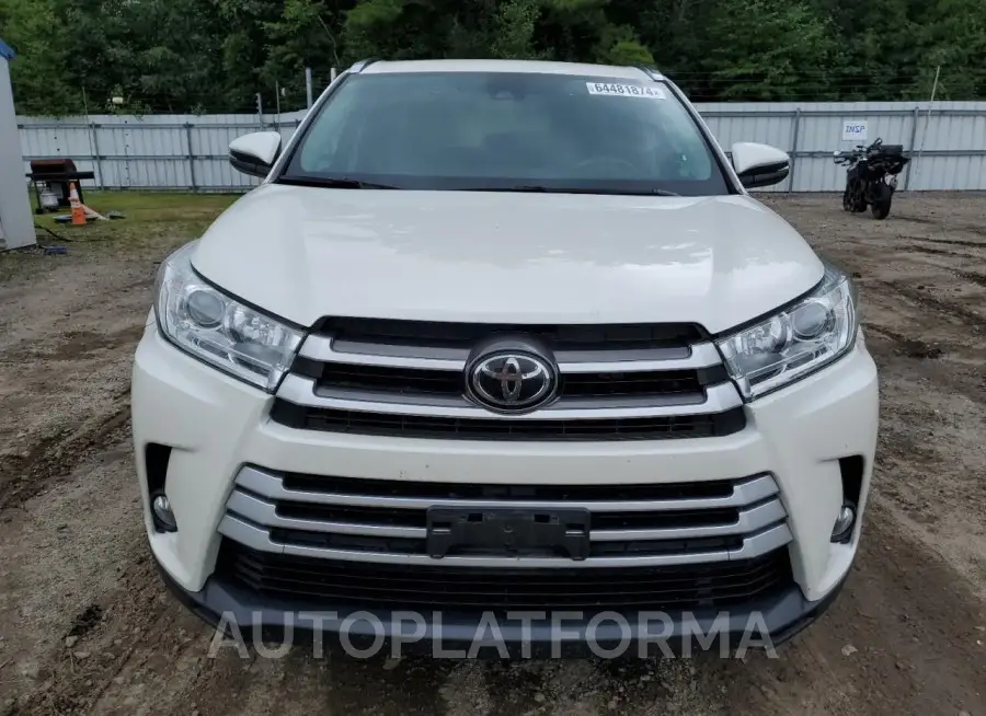 TOYOTA HIGHLANDER 2019 vin 5TDJZRFH6KS605314 from auto auction Copart