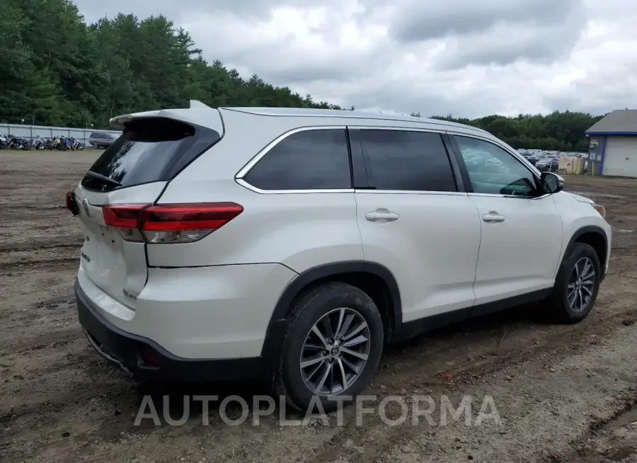 TOYOTA HIGHLANDER 2019 vin 5TDJZRFH6KS605314 from auto auction Copart