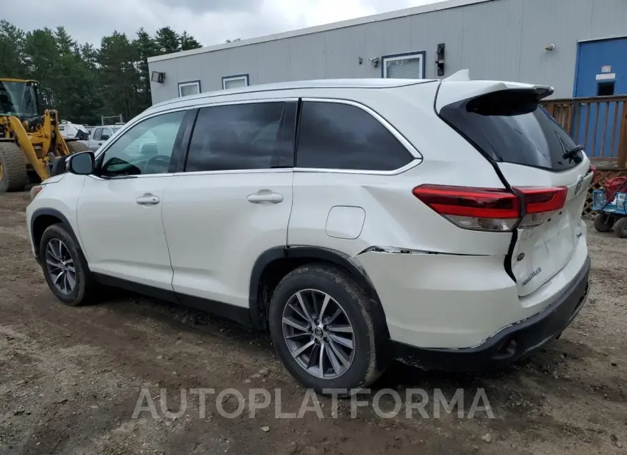 TOYOTA HIGHLANDER 2019 vin 5TDJZRFH6KS605314 from auto auction Copart