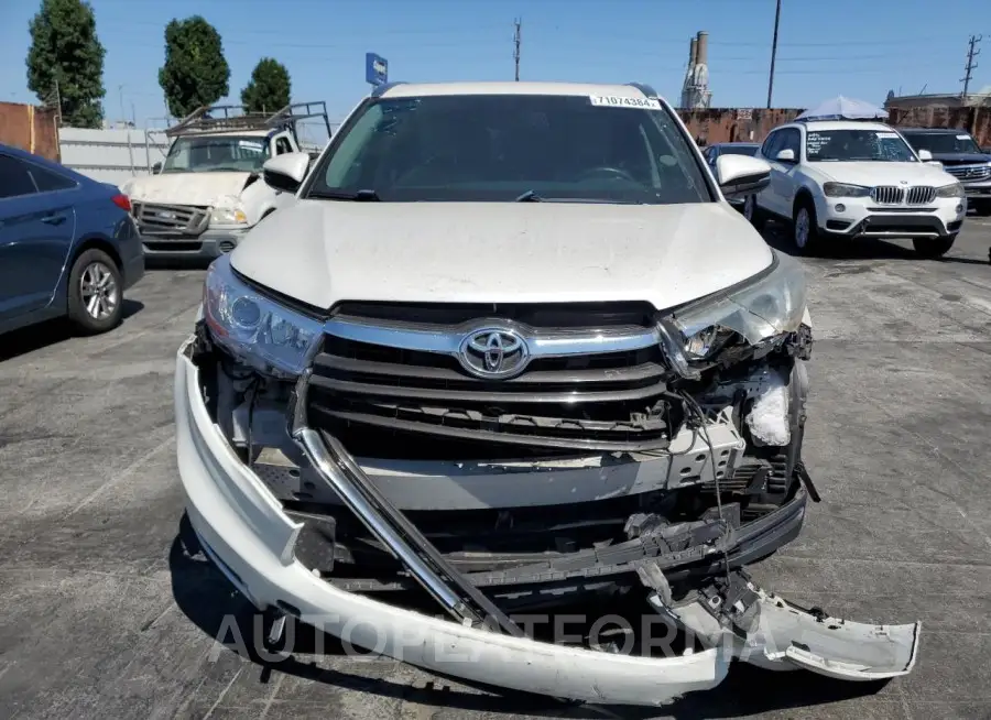 TOYOTA HIGHLANDER 2016 vin 5TDKKRFH0GS141694 from auto auction Copart