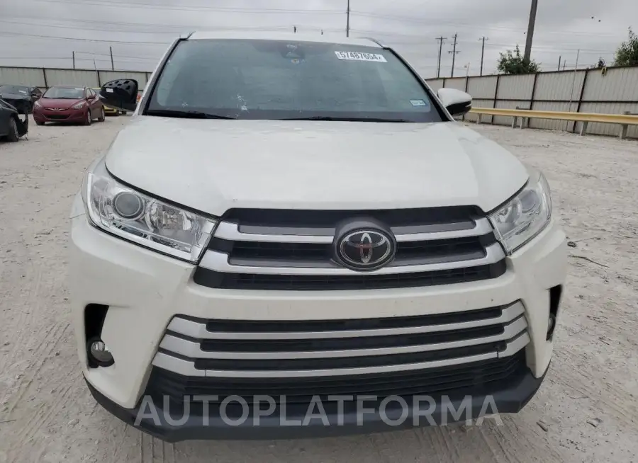 TOYOTA HIGHLANDER 2019 vin 5TDKZRFH3KS552219 from auto auction Copart