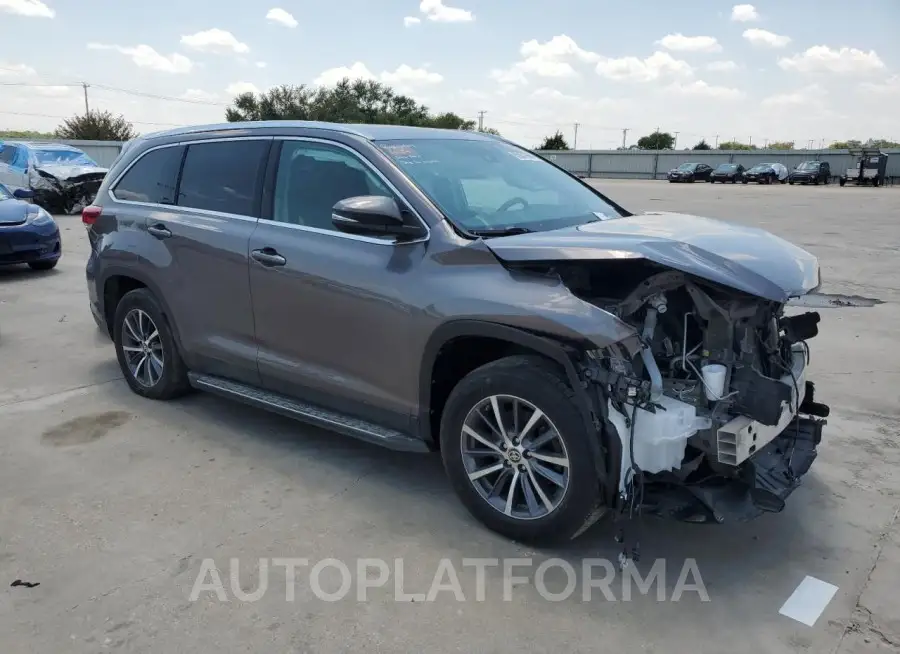 TOYOTA HIGHLANDER 2019 vin 5TDKZRFH3KS574687 from auto auction Copart