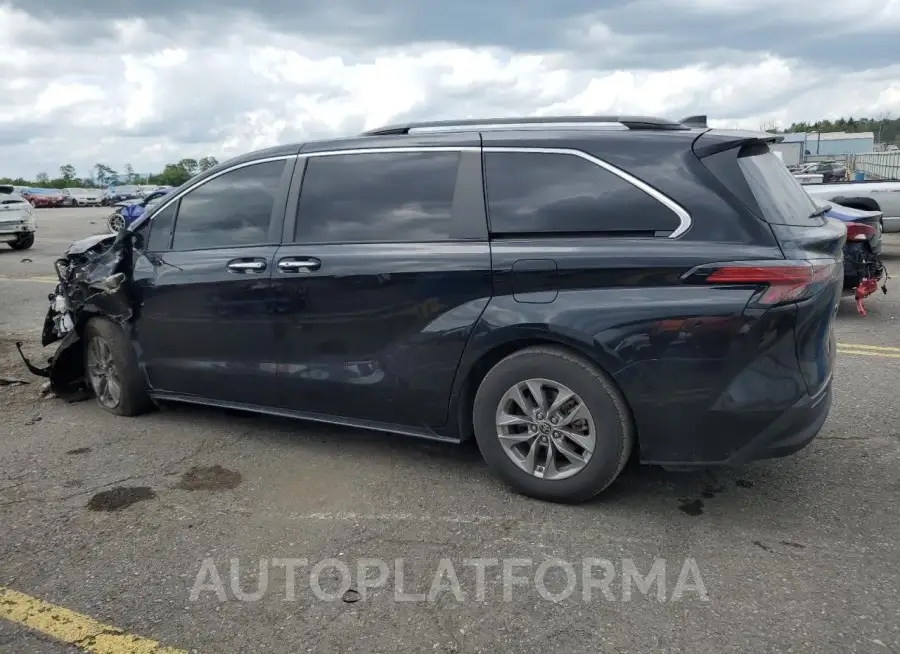 TOYOTA SIENNA XLE 2022 vin 5TDYRKEC0NS101938 from auto auction Copart