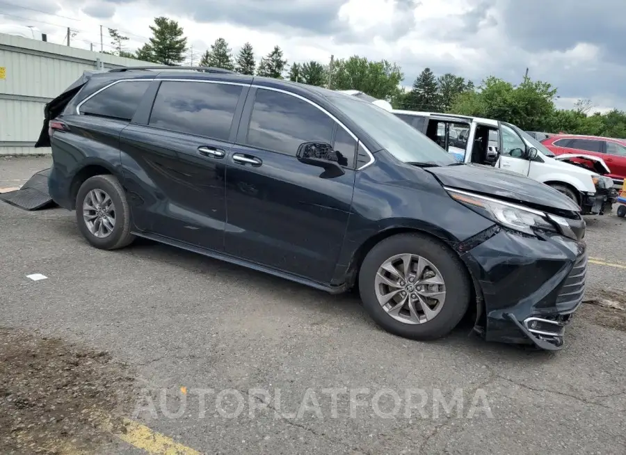 TOYOTA SIENNA XLE 2022 vin 5TDYRKEC0NS101938 from auto auction Copart