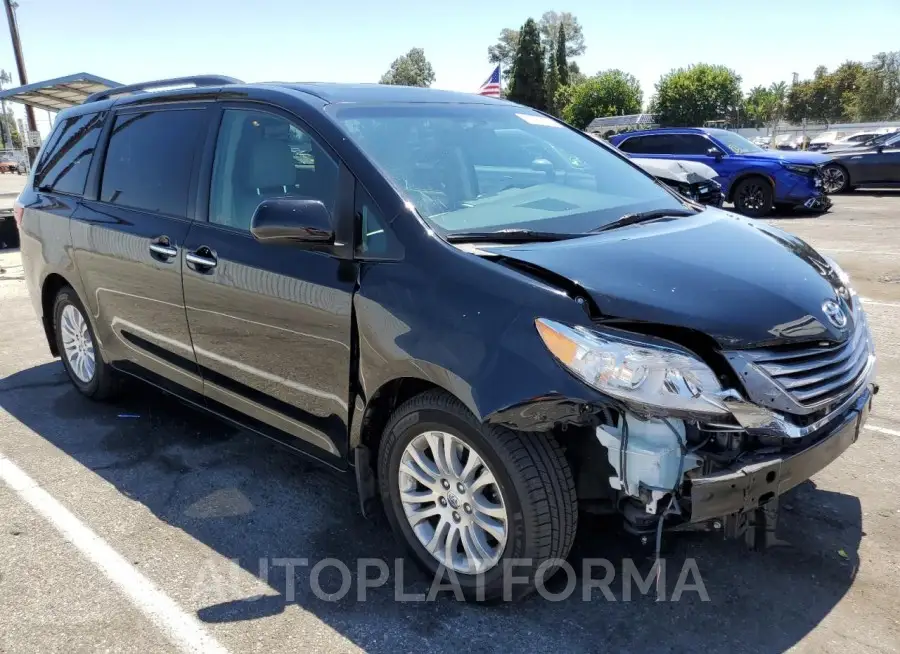 TOYOTA SIENNA XLE 2017 vin 5TDYZ3DC9HS890800 from auto auction Copart