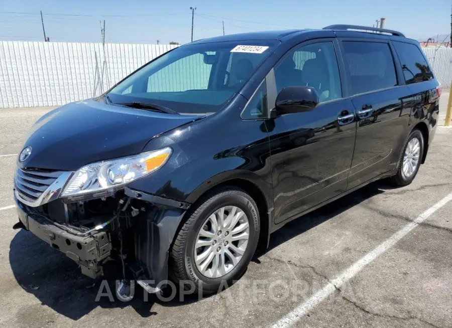 TOYOTA SIENNA XLE 2017 vin 5TDYZ3DC9HS890800 from auto auction Copart