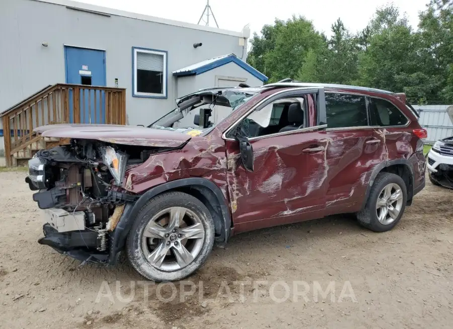 TOYOTA HIGHLANDER 2017 vin 5TDYZRFH9HS199861 from auto auction Copart