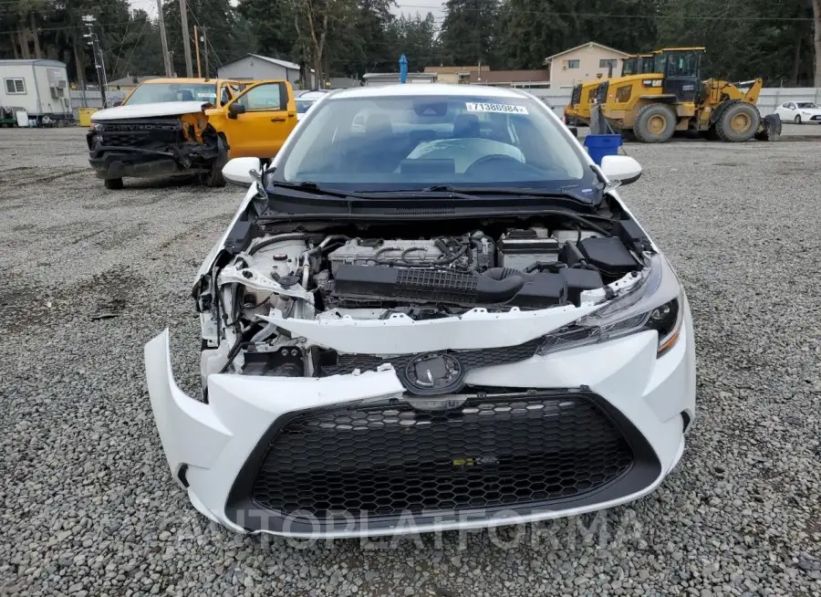 TOYOTA COROLLA LE 2021 vin 5YFEPMAE0MP247047 from auto auction Copart