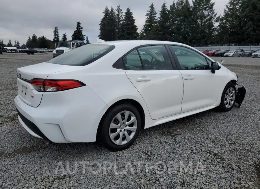 TOYOTA COROLLA LE 2021 vin 5YFEPMAE0MP247047 from auto auction Copart