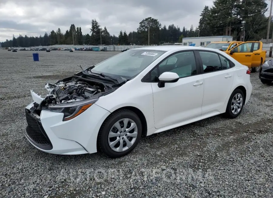 TOYOTA COROLLA LE 2021 vin 5YFEPMAE0MP247047 from auto auction Copart