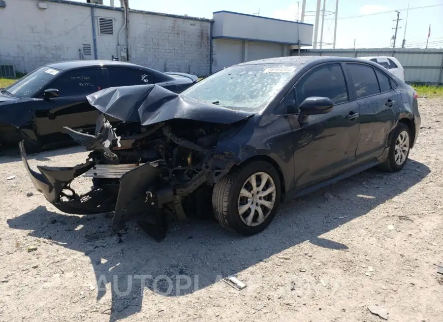 TOYOTA COROLLA LE 2022 vin 5YFEPMAE5NP307387 from auto auction Copart