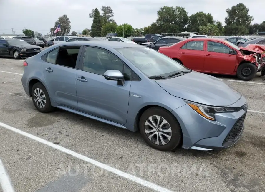 TOYOTA COROLLA LE 2021 vin JTDEAMDE8MJ008640 from auto auction Copart