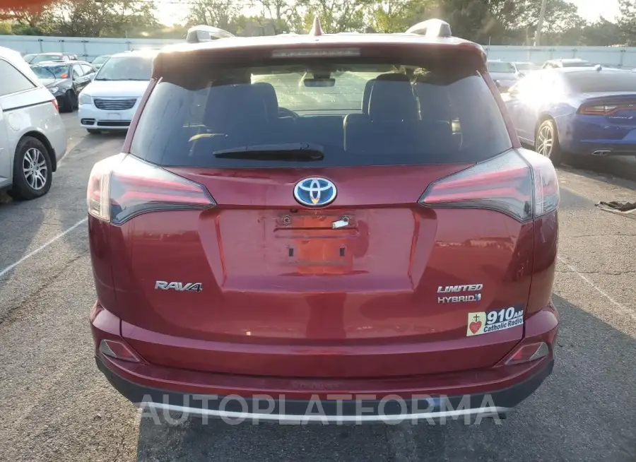 TOYOTA RAV4 HV LI 2018 vin JTMDJREV4JD237950 from auto auction Copart