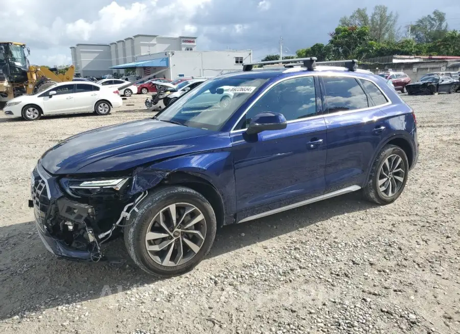 AUDI Q5 PREMIUM 2021 vin WA1BAAFY7M2100318 from auto auction Copart