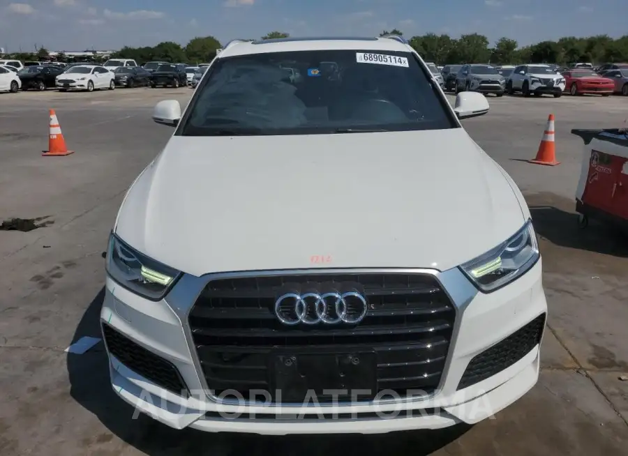 AUDI Q3 PREMIUM 2018 vin WA1BCCFS6JR031643 from auto auction Copart