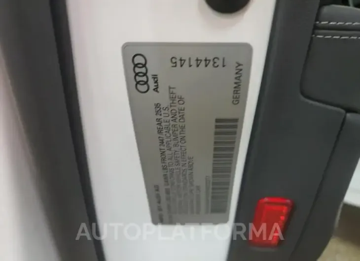 AUDI A4 PREMIUM 2024 vin WAUEAAF40RN013377 from auto auction Copart