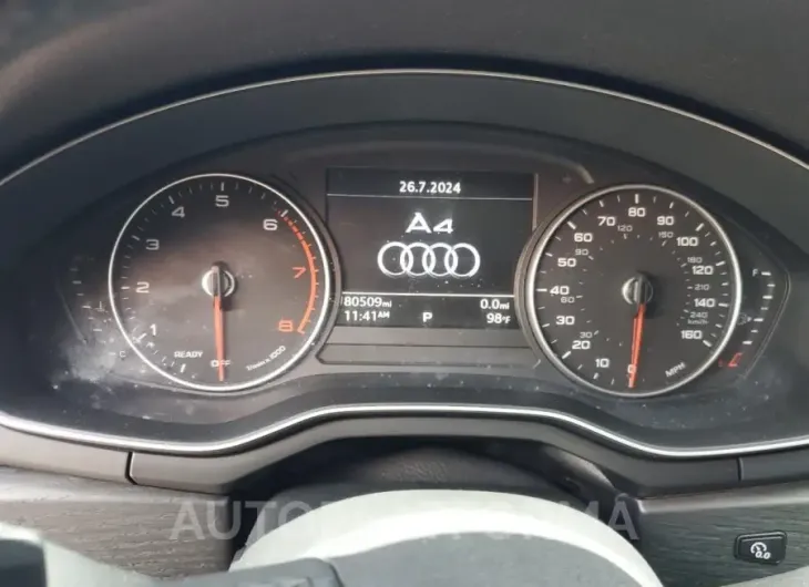 AUDI A4 ULTRA P 2017 vin WAUGMAF46HA167212 from auto auction Copart