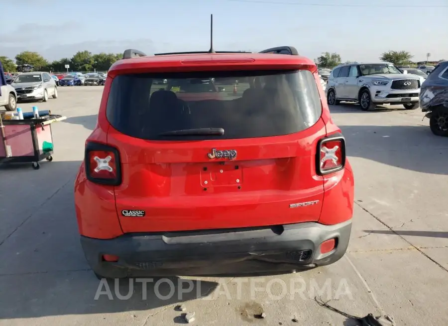 JEEP RENEGADE S 2017 vin ZACCJAAB7HPE60973 from auto auction Copart