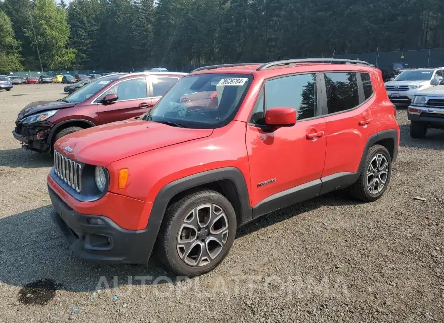 JEEP RENEGADE L 2015 vin ZACCJABT5FPB38076 from auto auction Copart