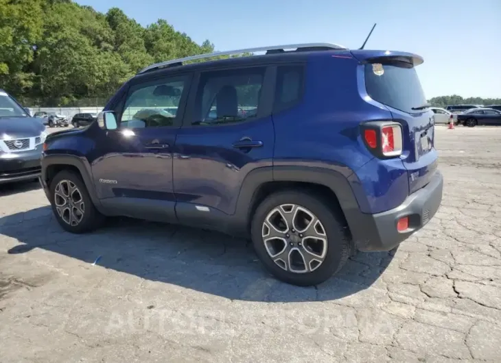 JEEP RENEGADE L 2016 vin ZACCJADT0GPC86537 from auto auction Copart