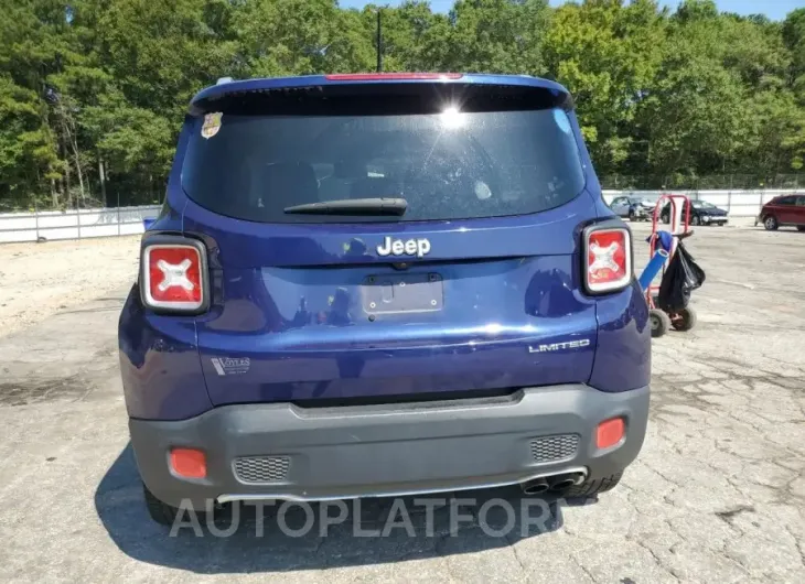 JEEP RENEGADE L 2016 vin ZACCJADT0GPC86537 from auto auction Copart