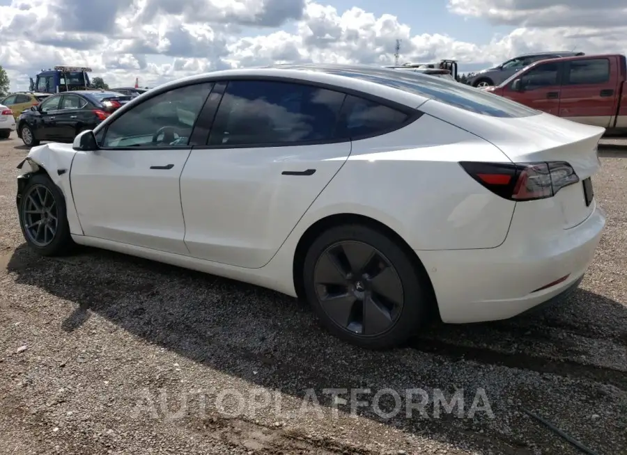 TESLA MODEL 3 2022 vin 5YJ3E1EB4NF197133 from auto auction Copart